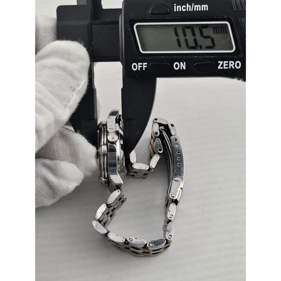 Swiss Military Vintage ’90s Ladies Day Date Quartz Watch New Battery Runs Great - Picture 11 of 11